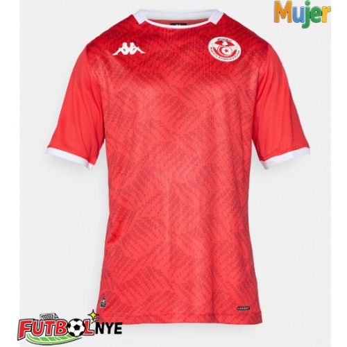 Camiseta Túnez Primera Equipación para mujer Mundial 2026 manga corta